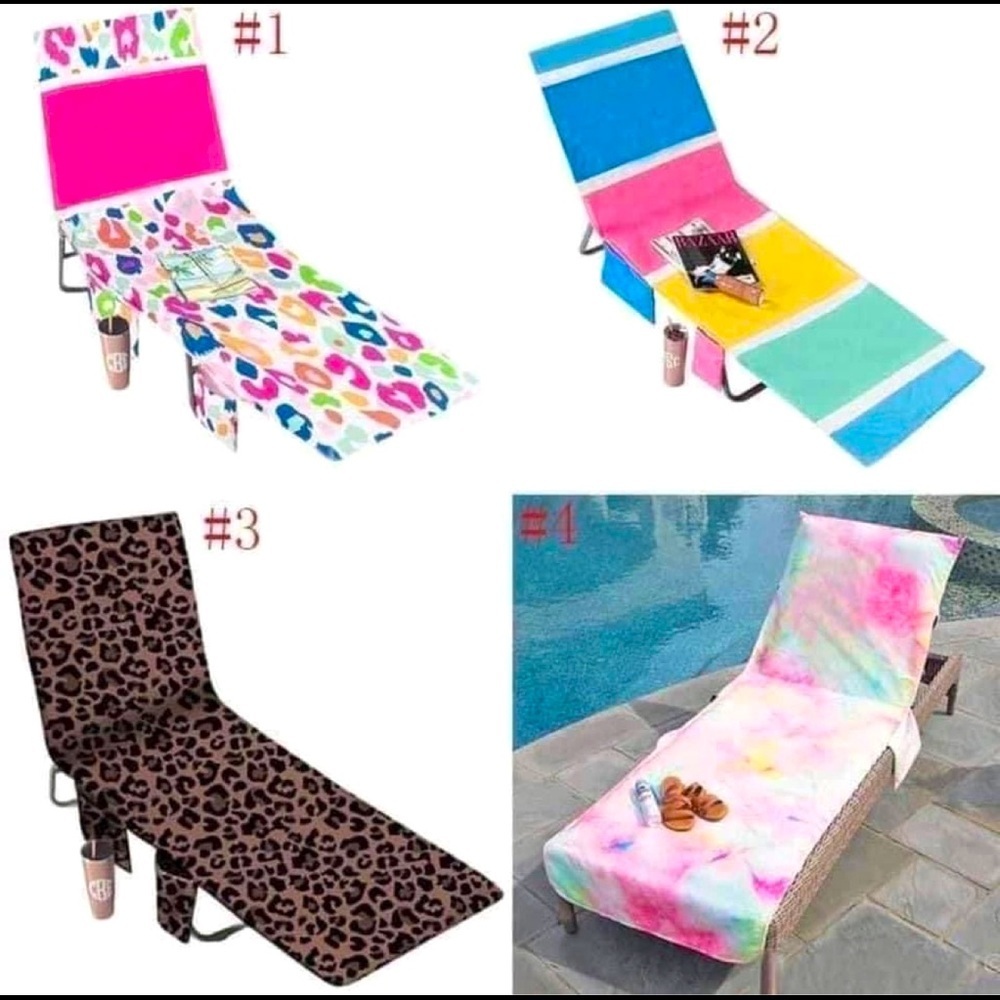 Towel cover for chair 🏝☀️